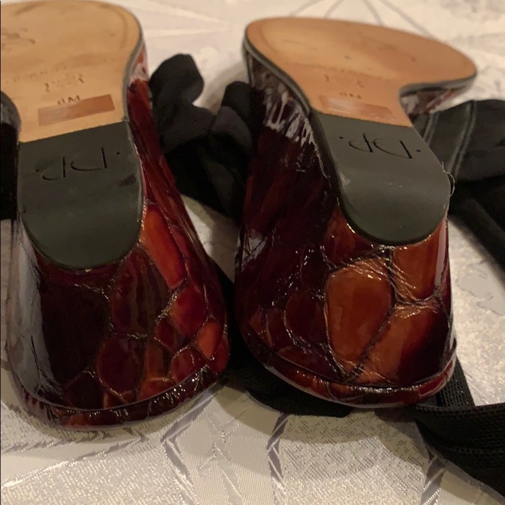 DONALD J PLENER  WEDGE SANDALS - Picture 3 of 8